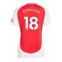 Billiga Arsenal Takehiro Tomiyasu #18 Hemma fotbollskläder Dam 2024-25 Kortärmad